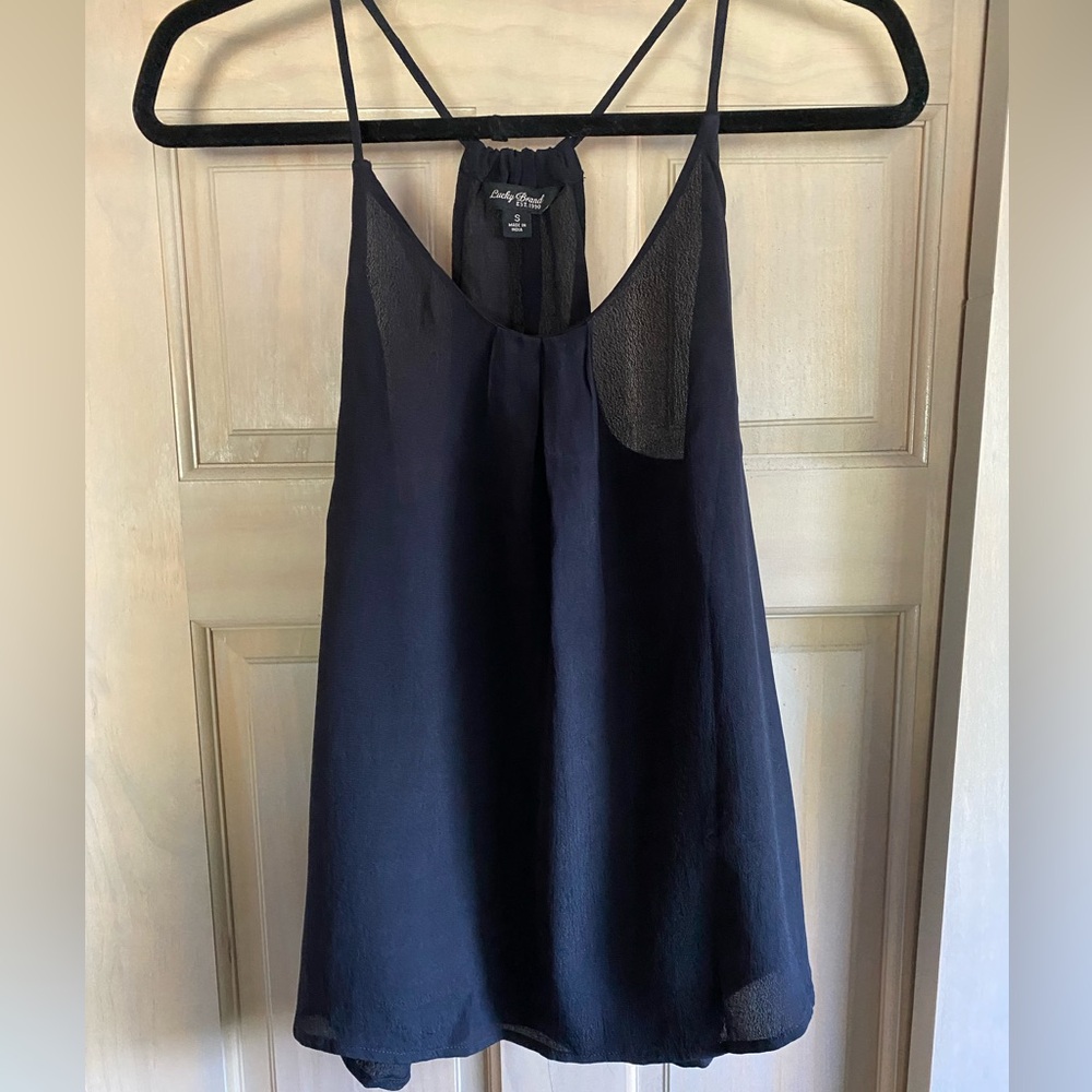 Lucky Brand - halter style tank top. Size Small